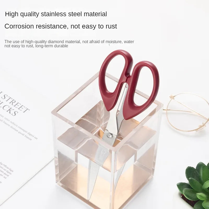 M&G 160mm Red Scissor Office Household Life Scissors Medium Handmade Paper Scissors Office Supplies 1 Piece