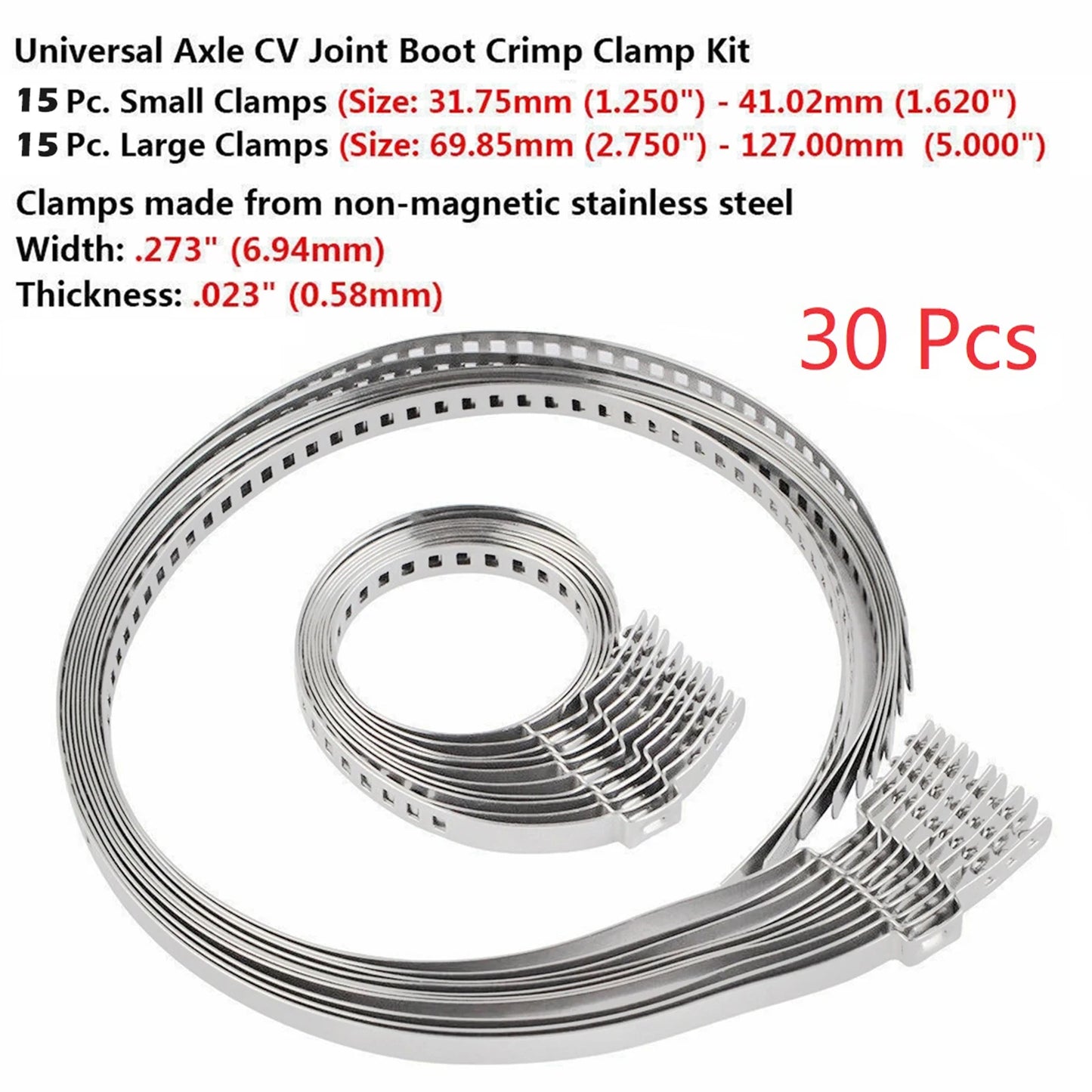 CV Joint Boot Clamp Pliers Set Stainless Steel Car Banding Tools Kit Professional Ear Boot Tie Pliers or CV Boot Clamps for Auto