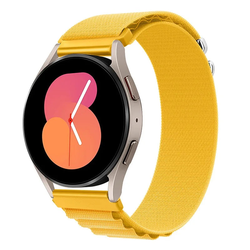 22mm 20mm Alpine Loop Bracelet for Samsung Galaxy Watch 7/6/5/4/Classic Band for Nylon Strap Huawei Watch GT4 GT2 3 GT5/Pro 46mm