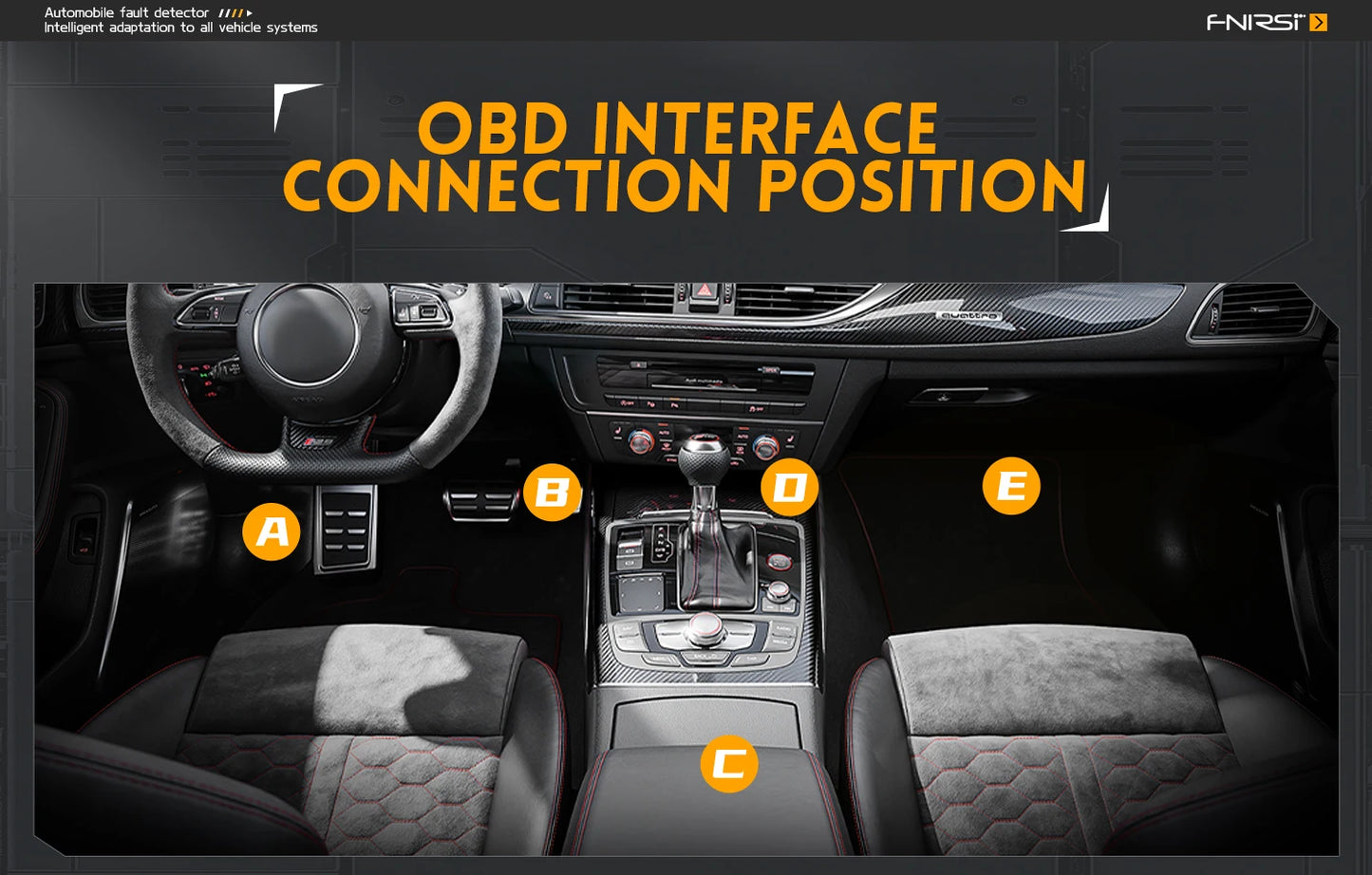 FNIRSI FD10 Car OBD2 Scanner Code Reader Clear Error OBD Diagnostic Tool IOS Android BluetoothV5.1 Check Engine Light Car Repair