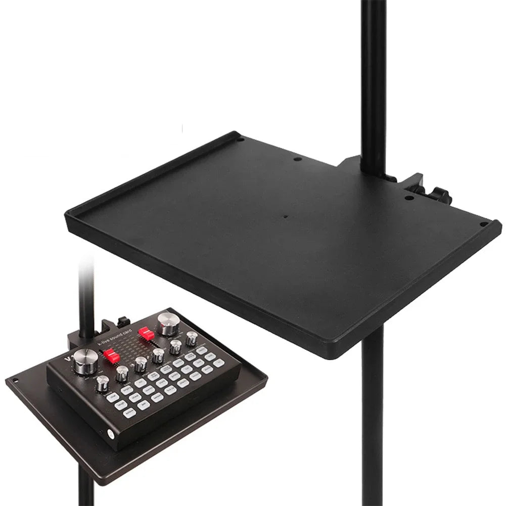 Microphone Stand Soundcard Tray Clip Holder For Live Tripod Bracket Mic Holder Accessories New