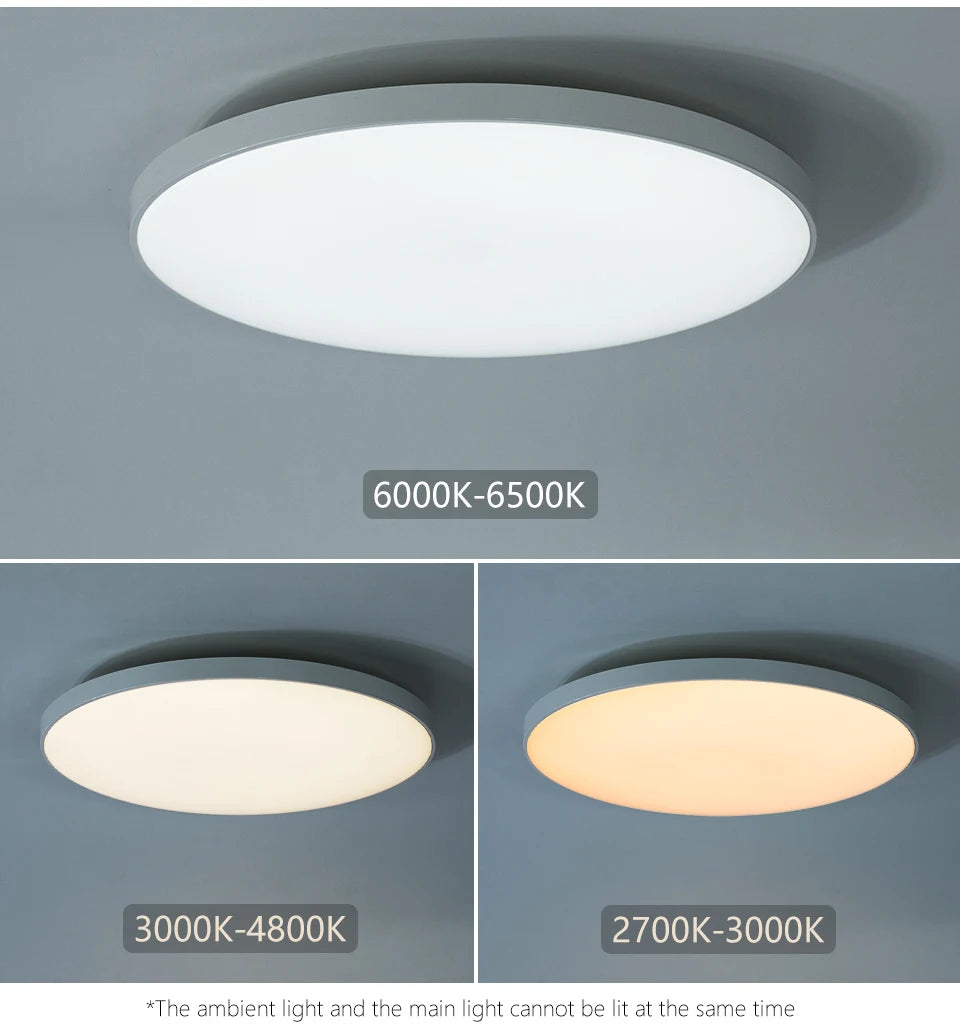 30W 36W Smart LED Ceiling Light RGB Dimming APP TUYA Remote Control Timing Indoor Home Decor Bluetooth WIFI Bedroom Living Room