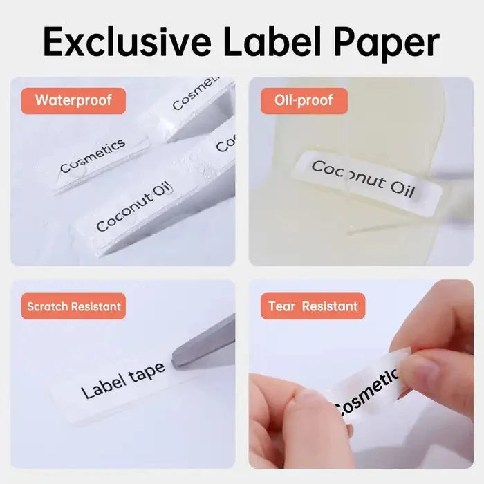 Niimbot Mini Portable Printer Transparent Tape Sticker Papers Waterproof Printer Labeling Bluetooth Machine D11/D101/D110 NEW