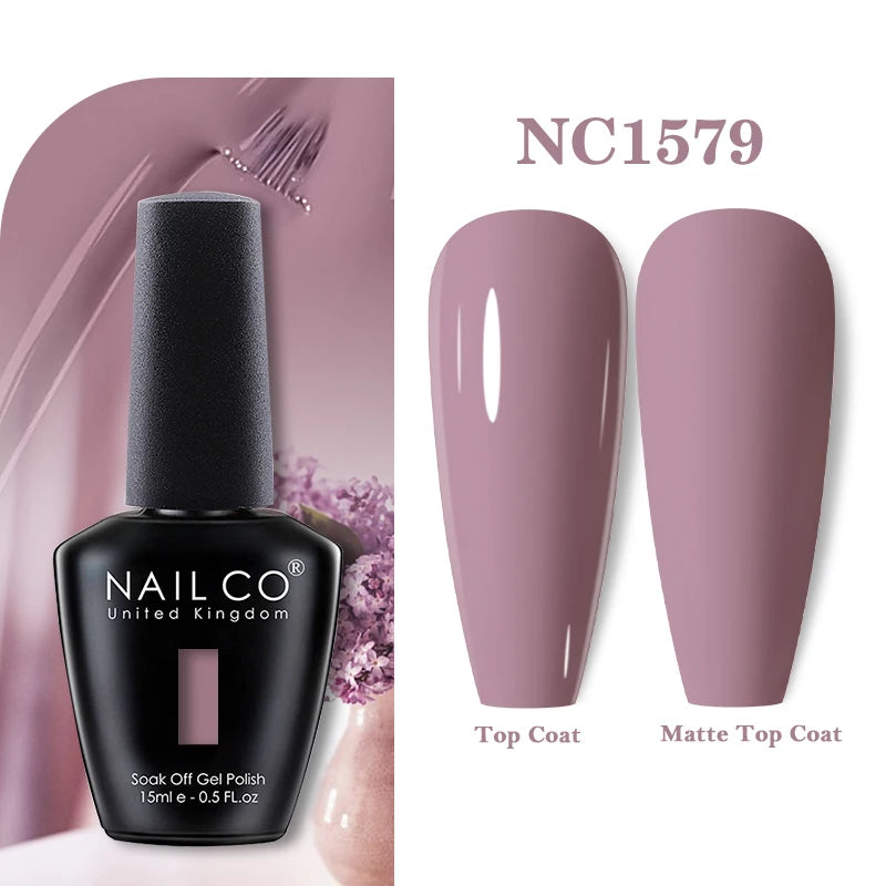NAILCO Gel Nail Polish 15ml Nail Art Vernis Semi Permanent Soak off UV Gel Polish Gel Manicure Nail Varnish Nail Color Ongles