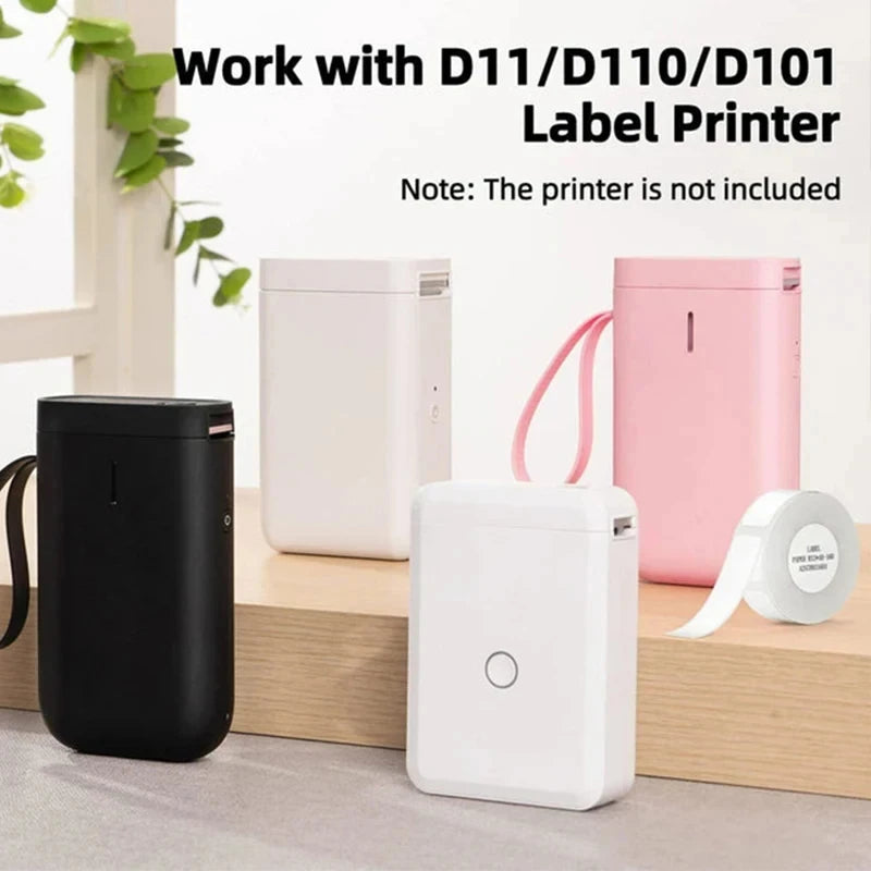 Niimbot Thermal Labels Color Cartoon Smart Portable Label Printer  Waterproof Maker Fast Printing For D101 D11 D110