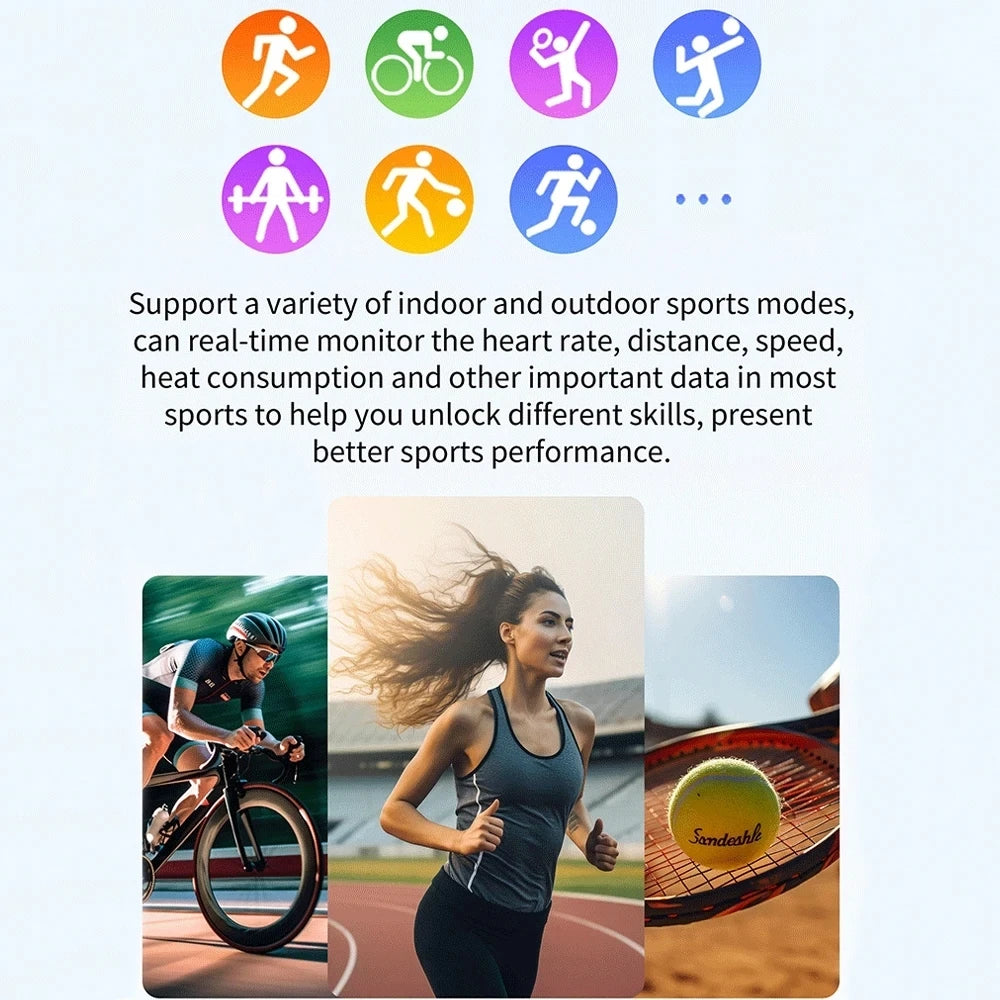 Smart Watch 2024 For Women AMOLED HD Screen Bluetooth Call IP68 Waterproof Sport SmartWatch Female Male For Xiaomi Android IOS