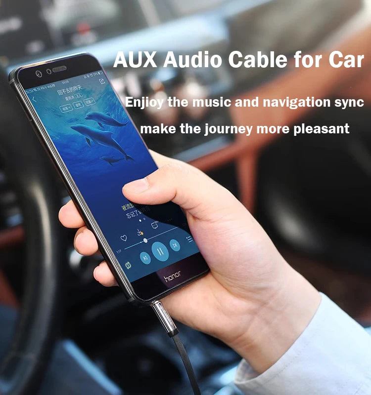 Aux Cable Speaker Cable 3.5mm Audio Cable for Car Headphone Audio 3.5mm Jack Speaker for JBL Headphones Samsung Xiaomi AUX Cord