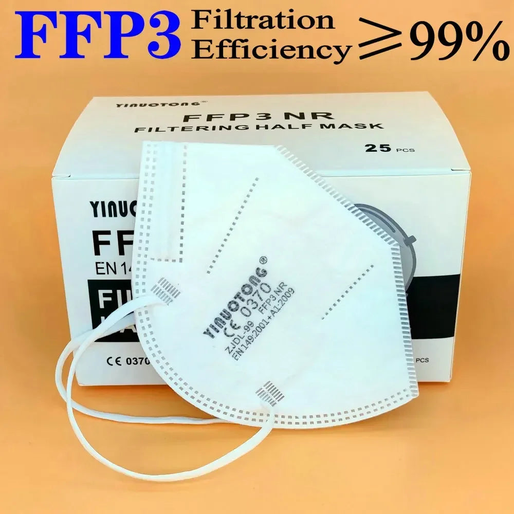 FFP3 CE Masks Safety Dust Respirator Adults 5 Layers Filter Face Mask Mouth Mask FFP2 KN95 Protective Mascarillas