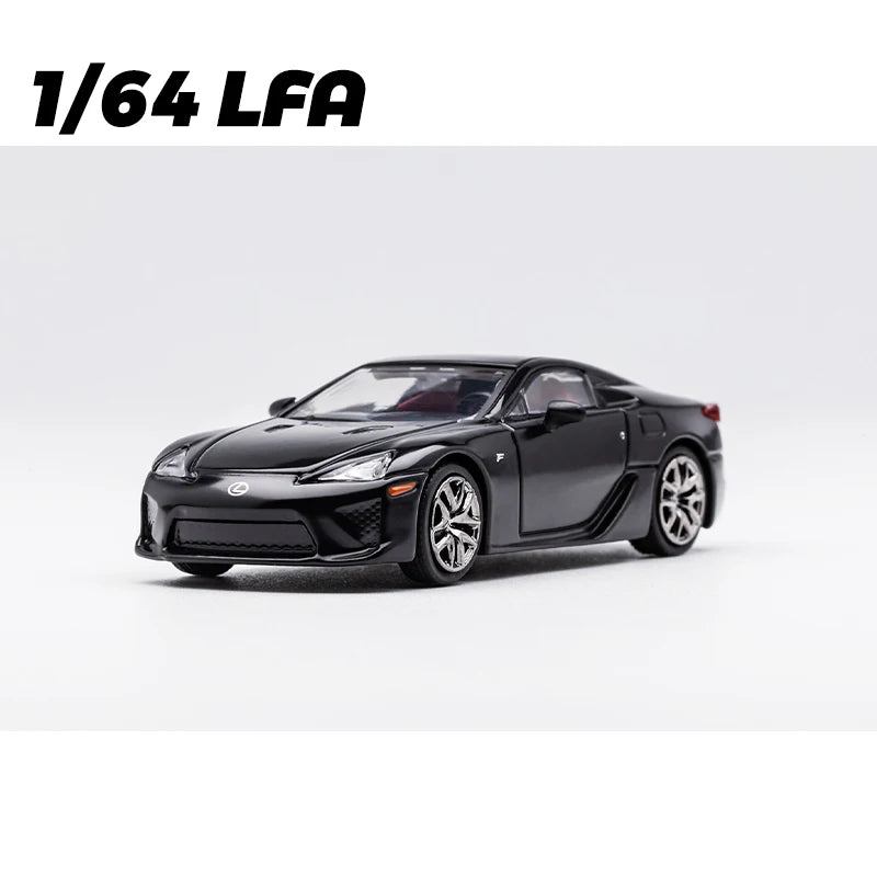 DCT 1/64 LFA Model Car Vintage Sports Vehicle Diecast Car Hobby Collection Toy With Display Case For Adults