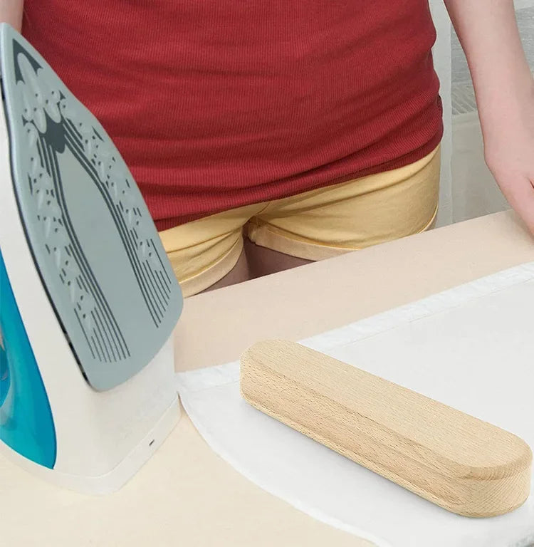 Household Sewing Seam Roller Push Cloth Wheel Solid Wood Cloth Wheel Press Bone Pen Quilting Tool Set Sewing Supplies