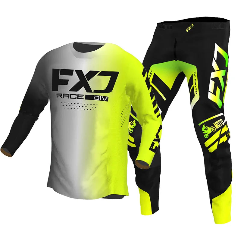 Motocross Jersey Pant white Mens Women pink black Combo racing suit Off-road MX DH ATV gear set Enduro Motorcycle mountain