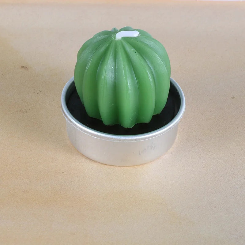 Creative Handmade Aromatherapy Candles Succulent Plants Rose Candles Cactus Home Decoration Ornaments Birthday Gift Lotus Candle
