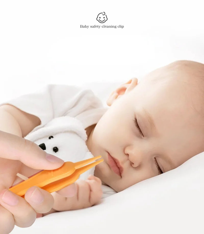 Clearance_Baby Dig Booger Clip Infants Ear Nose Navel Clean Tools Kids Safety Tweezers Cleaning Forceps Toddler Nasal Cavity Car