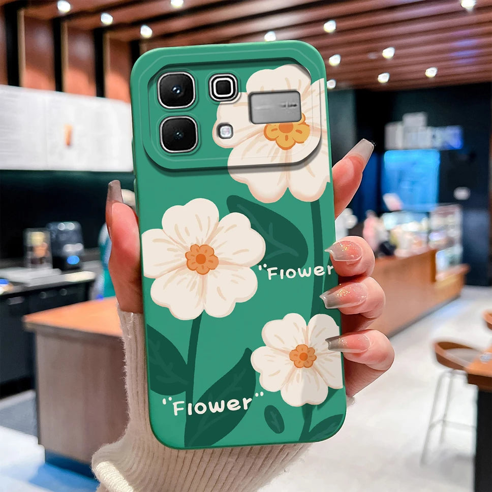 Phone Case For Infinix Note 60 Pro Edge 4G 5G Liquid Silicone High Quality Shockproof Cute Animals Cover