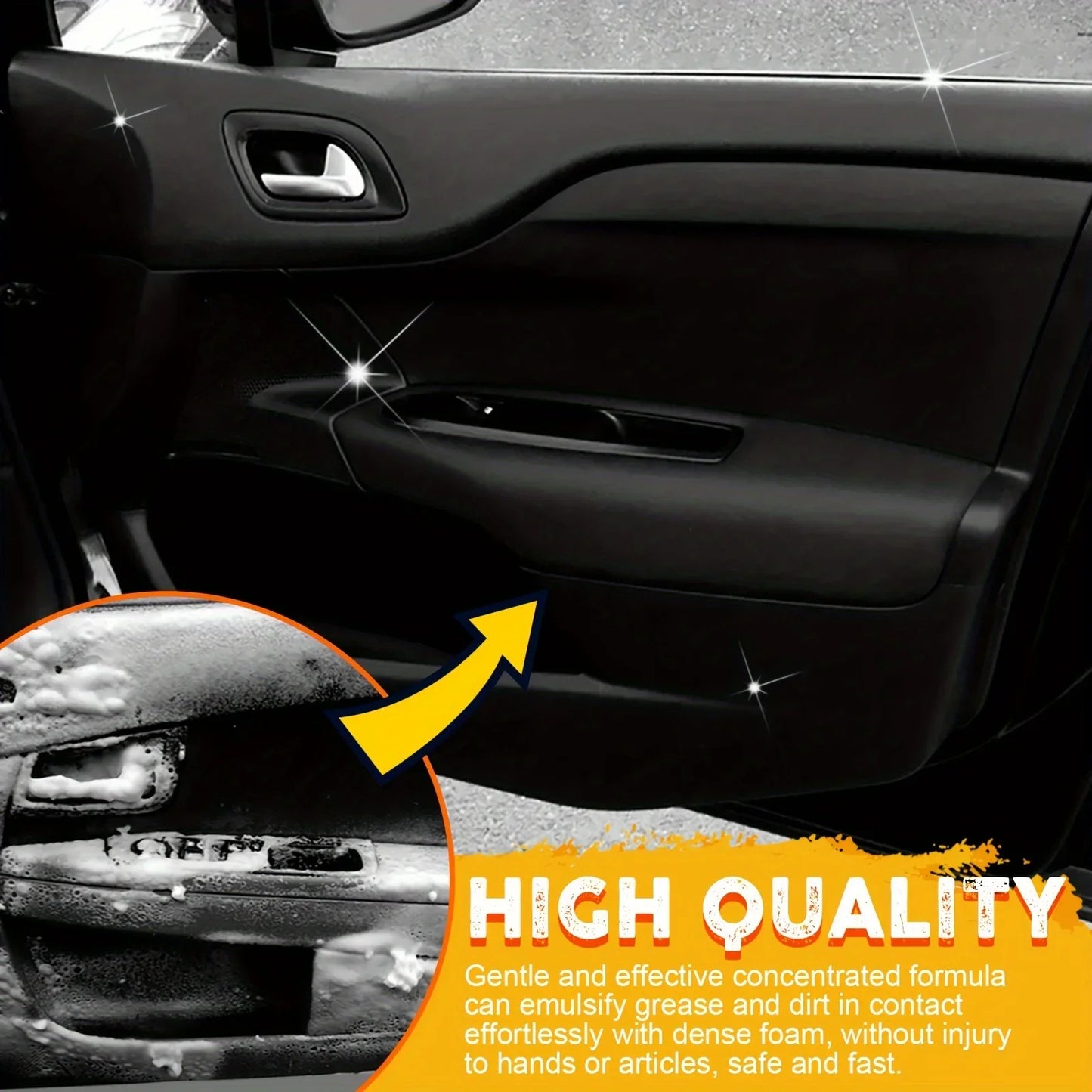 1or3PCS Multi-Functional Foam Cleaner Set: Wash for Automotive Interior Upholstery Plastic Instrument Panel Steering Wheel parts