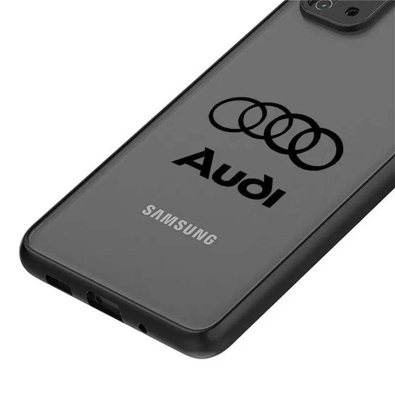 A-Audii-Brand Logo Soft shell Phone Case for Samsung Galaxy S10 S20 S21 FE S9 S22 Plus S24 S23 Ultra S25