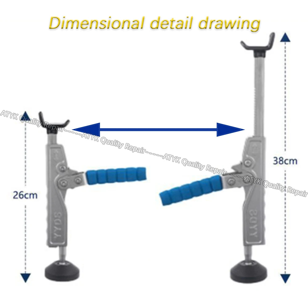 NEW Portable stainless steel Motorcycle Lift Kit chain Ratchet lifting structure quick lifting lowering Clean car adjust car cnc