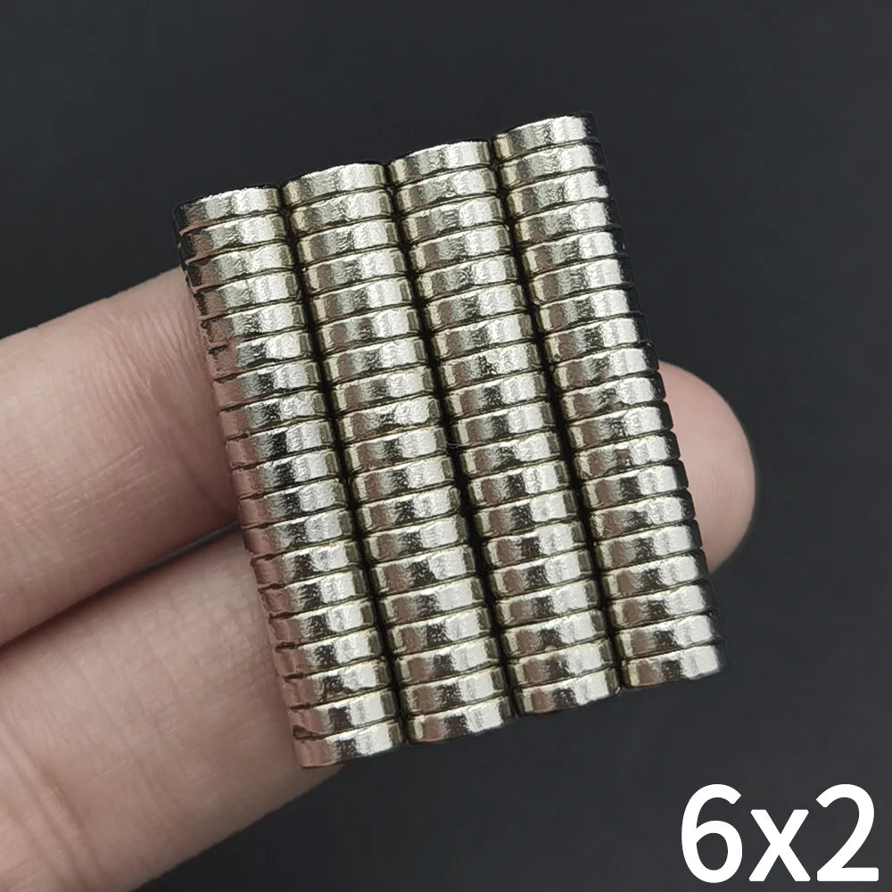 6x2 6x3 8x2 8x3 mm Super Strong Round Disc Shape Rare Earth Neodymium Magnets Fridge magnetic blocks Circular Powerful iman DISC