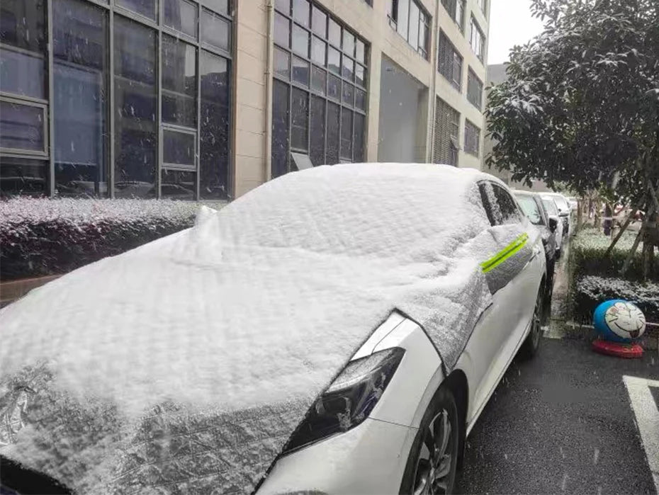 Car Covers Hail Protector Half Cover Protective Exterior Awning Sunshield Anti-hail Outdoor Waterproof Universal Windshield Dust