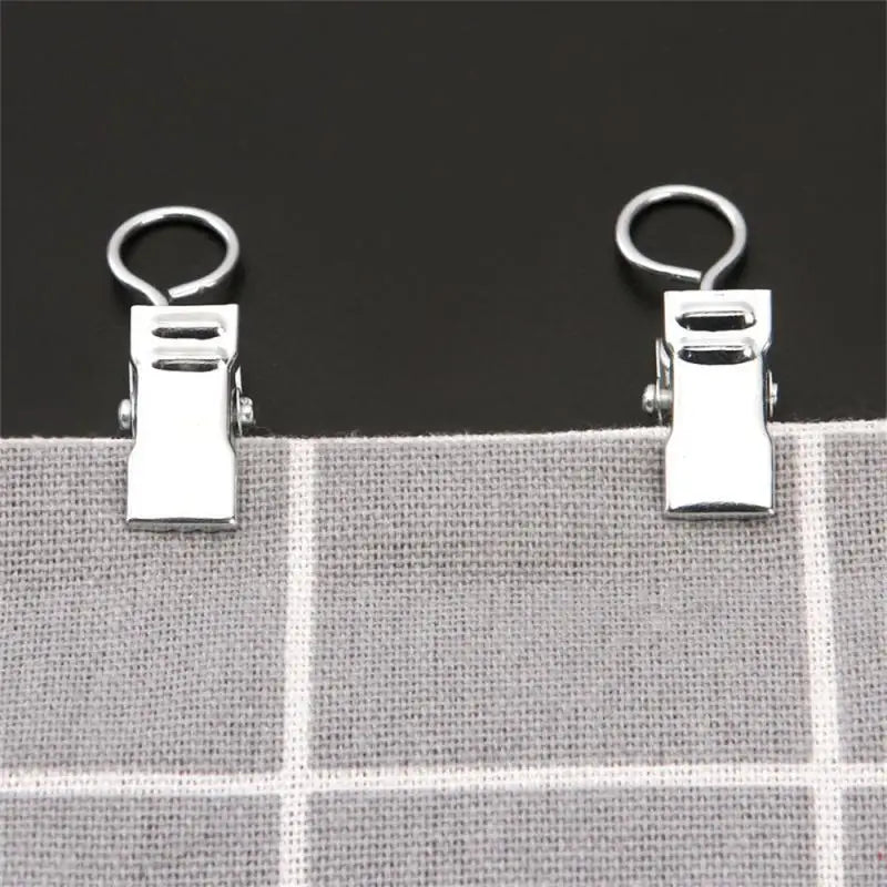 Sturdy Durable Window Curtain Hook Clips Solid Iron Drapery Hook Clamps Drapery Clips Holder Home Window Accessories