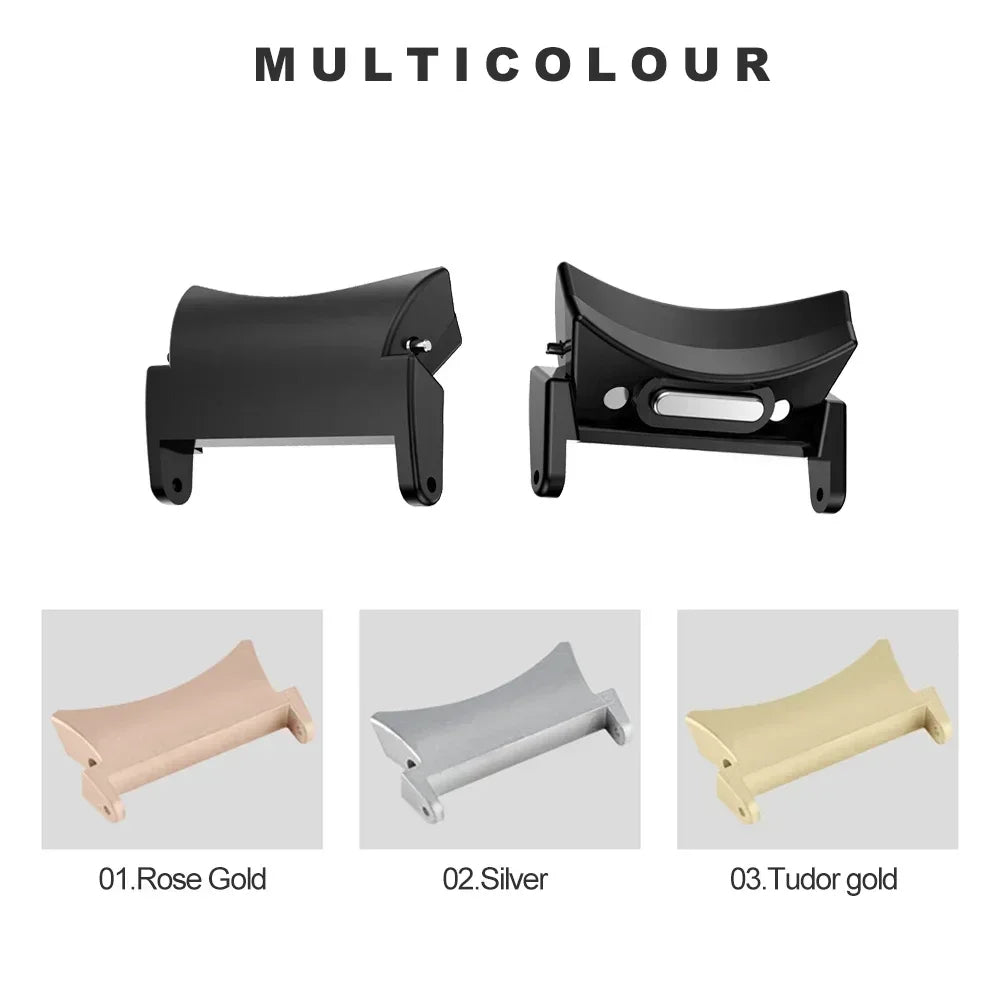 22mm 20mm Quick Fit Connector for Samsung Galaxy Watch 6 5 4 40 44mm Metal Adapter For Galaxy Watch 6 Classic 47mm 43mm 42 46mm