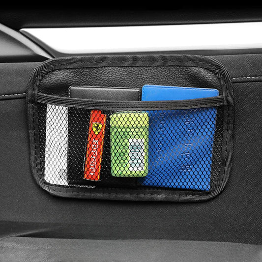 Stowing Tidying Oxford Fabric Car Storage Net Bag Automotive Pocket Multi-use Car Seat Back Organizer