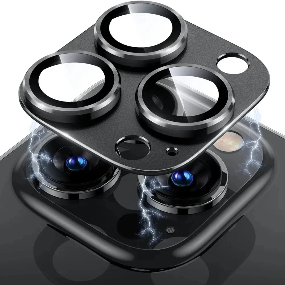 Full Cover Camera Lens Protector For iPhone 13 12 Pro Max Tempered Glass For iPhone 11 Pro 13 12 Mini Metal Camera Protector