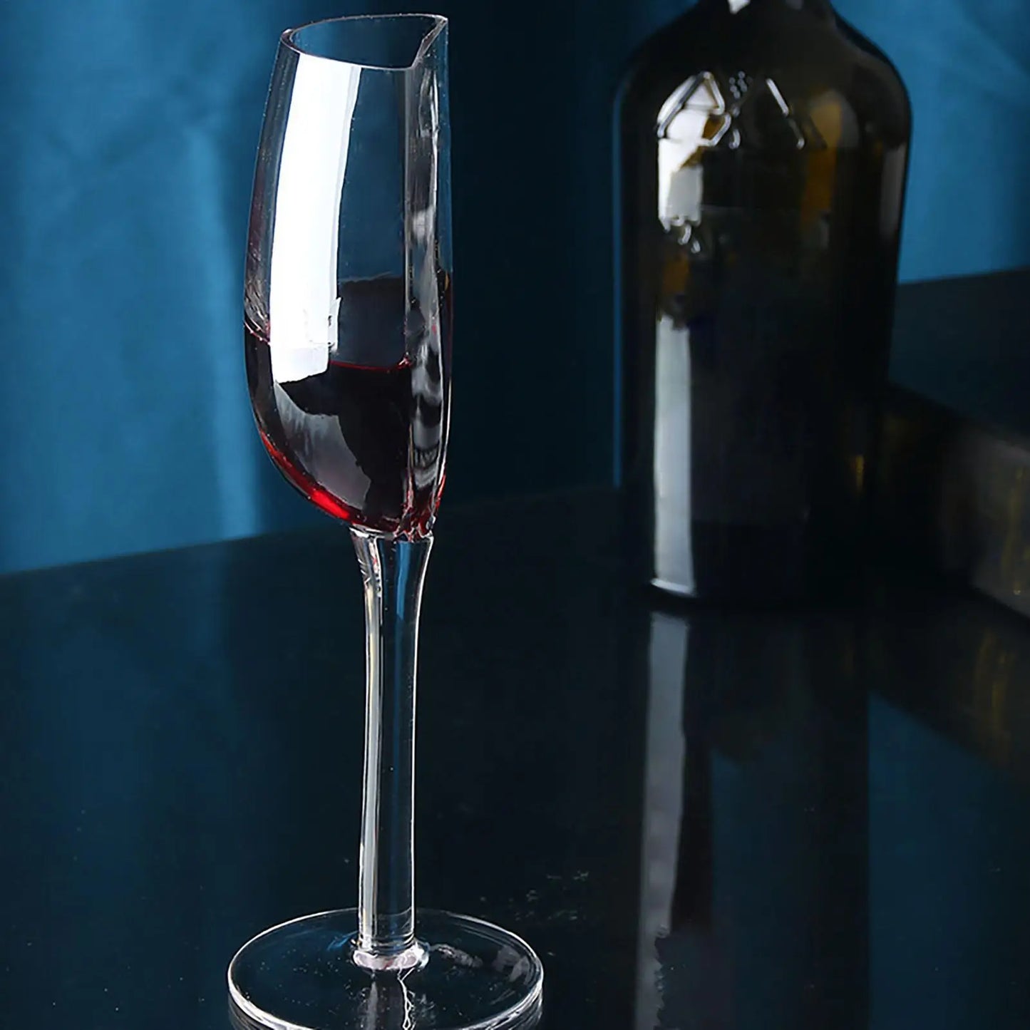 Half-Rice Wine Glass 140ml Flexible Long Stemmed Red Wine Cups Crystal Champagne Glass For Friends Enthusiasts Family