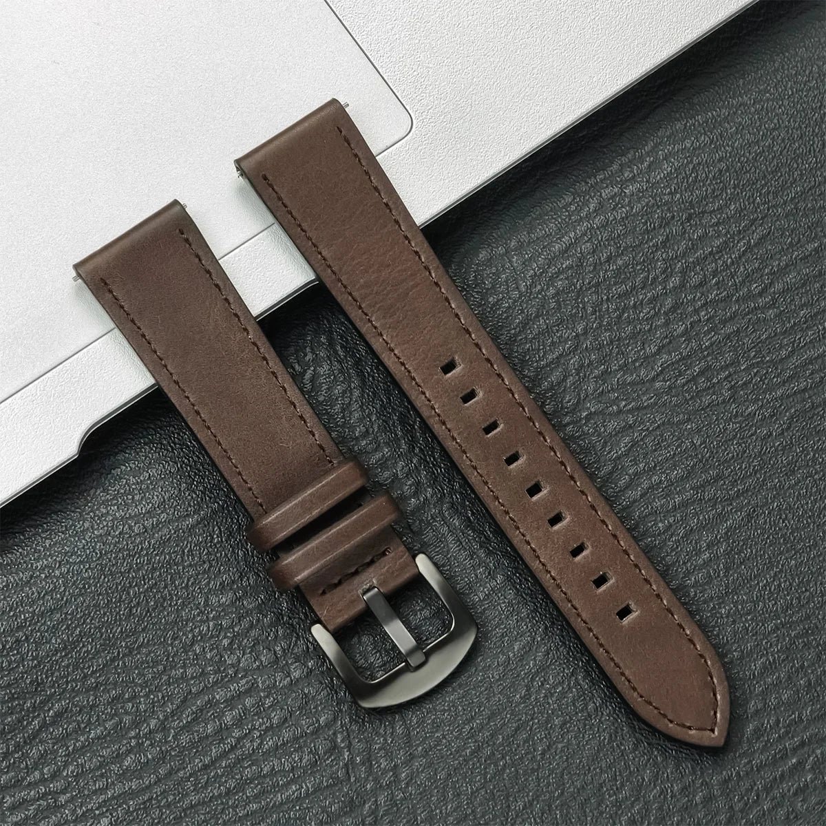 22mm 20mm Leather Strap For HUAWEI WATCH GT 4 46mm 4Pro GT3/2 Pro 42mm Soft Band For Samsung Galaxy Watch 7/6/5/4 40mm Wristband
