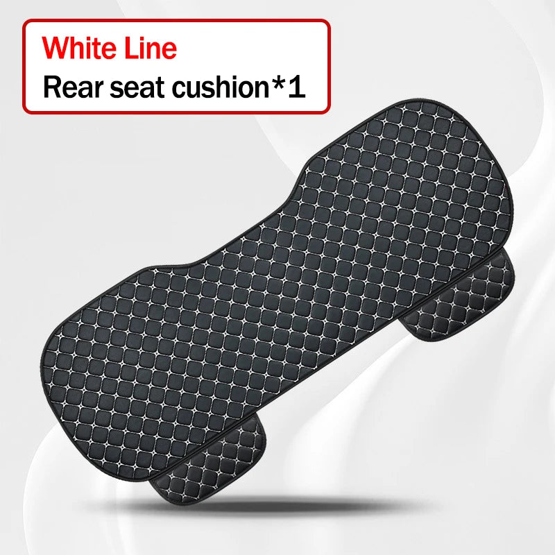 Kcimo Universal Pu Leather Car Seat Cover Seat Back Soft Cushion Minimalism Seat Cushion Chair Carpet Pad Auto Accessories