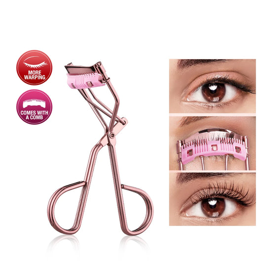 Professional Rose Gold Eyelash Curler Eyelash Makeup Tools Women's Cosmetics Accessories Quick Styling Compact And Portable