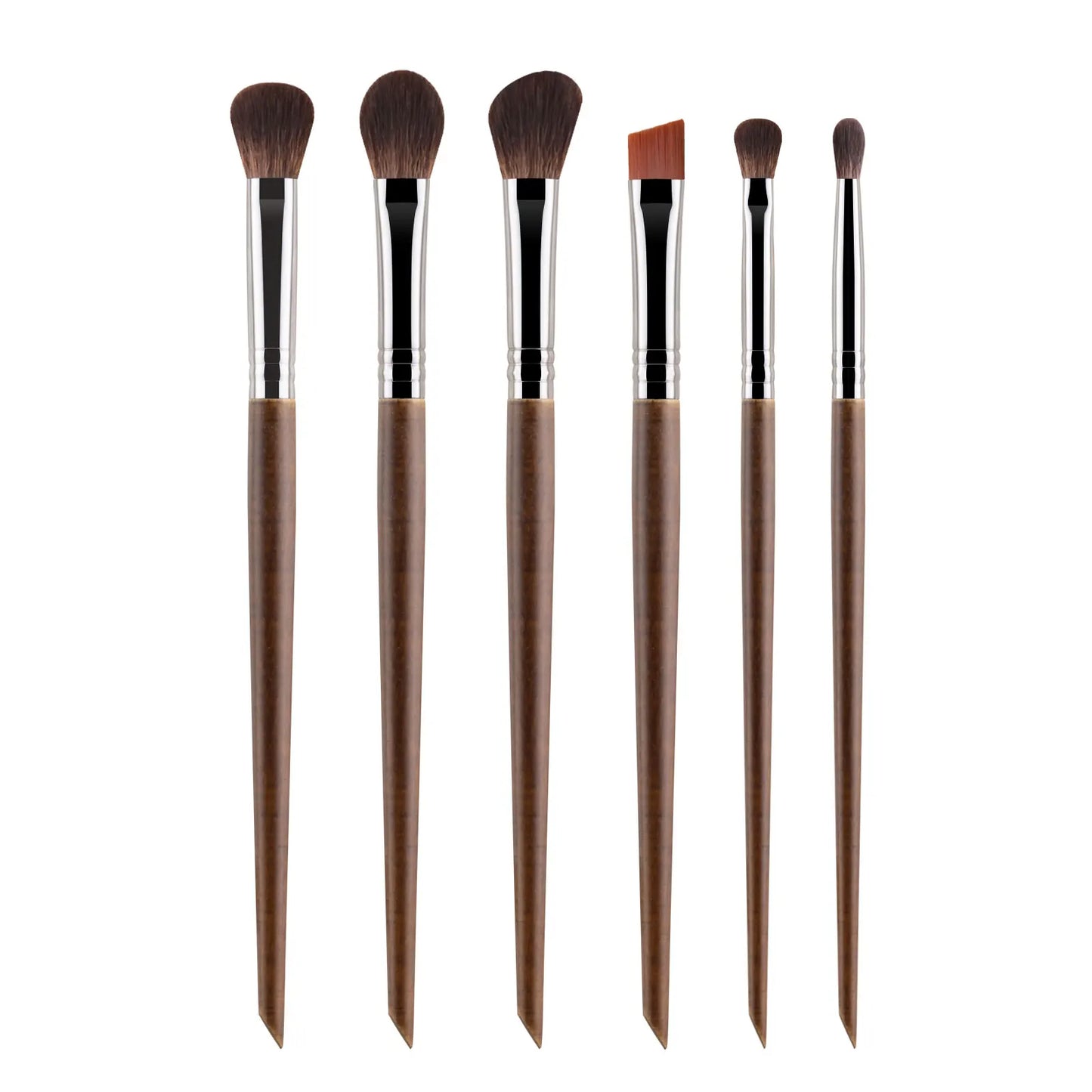 6pcs Eye Makeup brushes Eyeshadow make up smudge crease eyebrow detail smoky eye brush