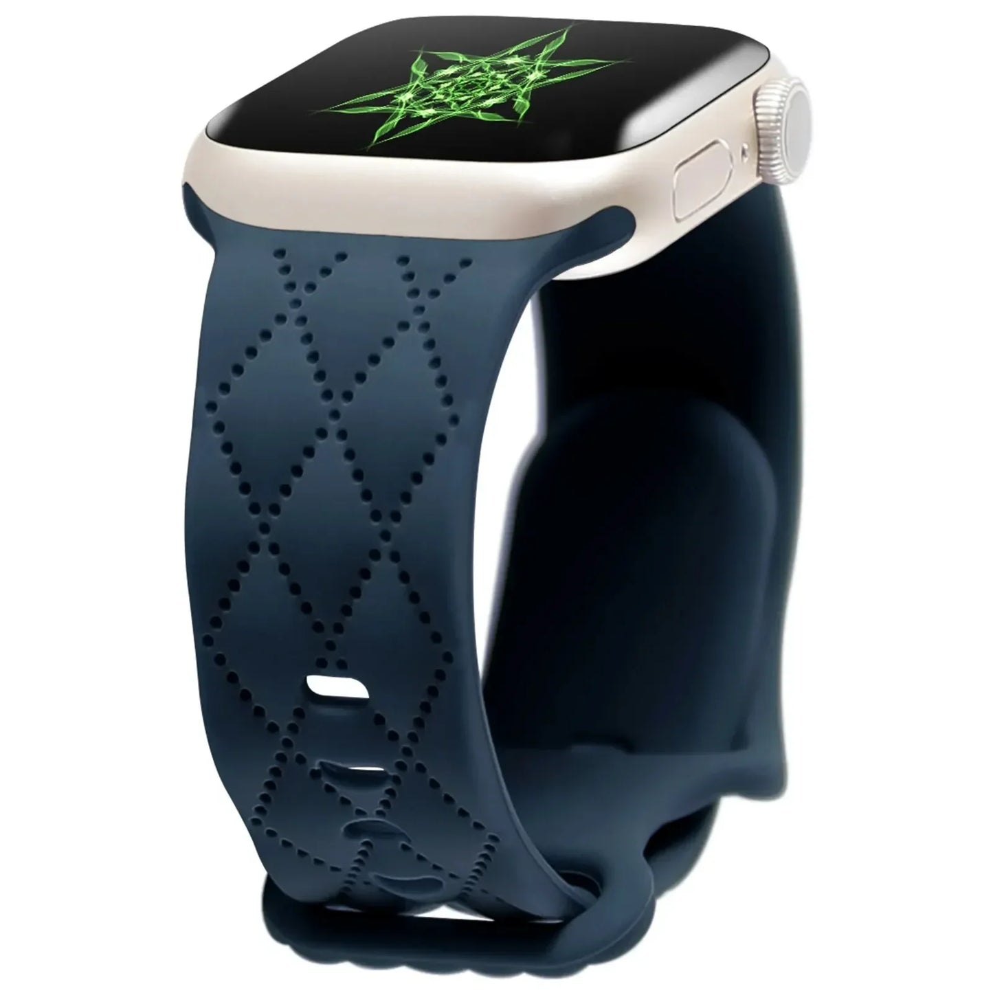 Engraved Silicone strap For Apple Watch Band 42mm 44mm 45mm 41mm 49mm 40mm bracelet correa iwatch Series 8 9 SE 7 6 5 4 3 Ultra
