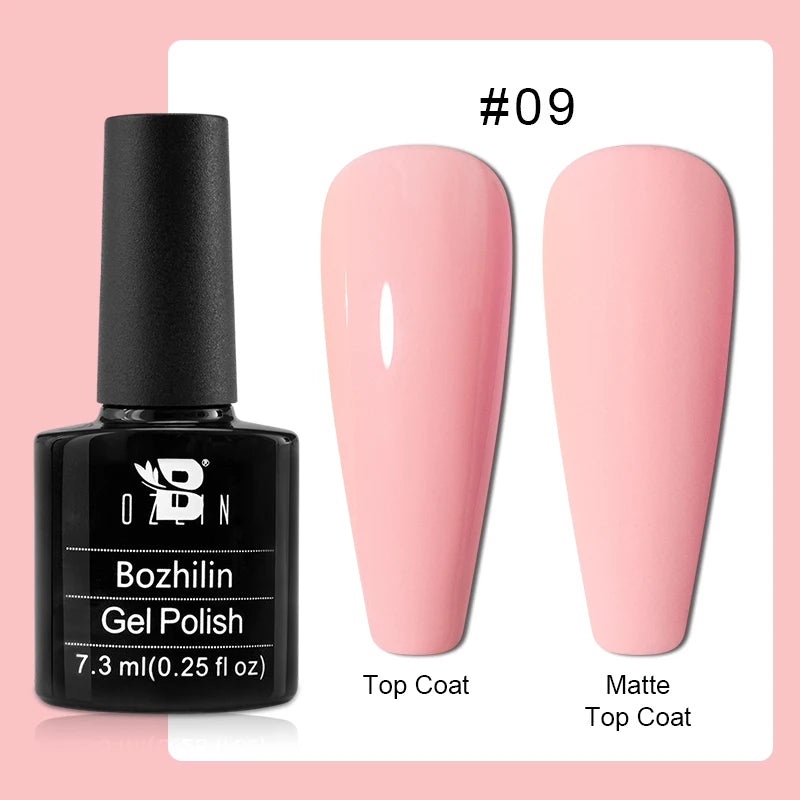 BOZLIN 15ML Nail Tips Glue Gel For Falses Nail Tips Fast Extension 3 IN 1 Function Nails Art Transparent Gel Polish Soak Off UV