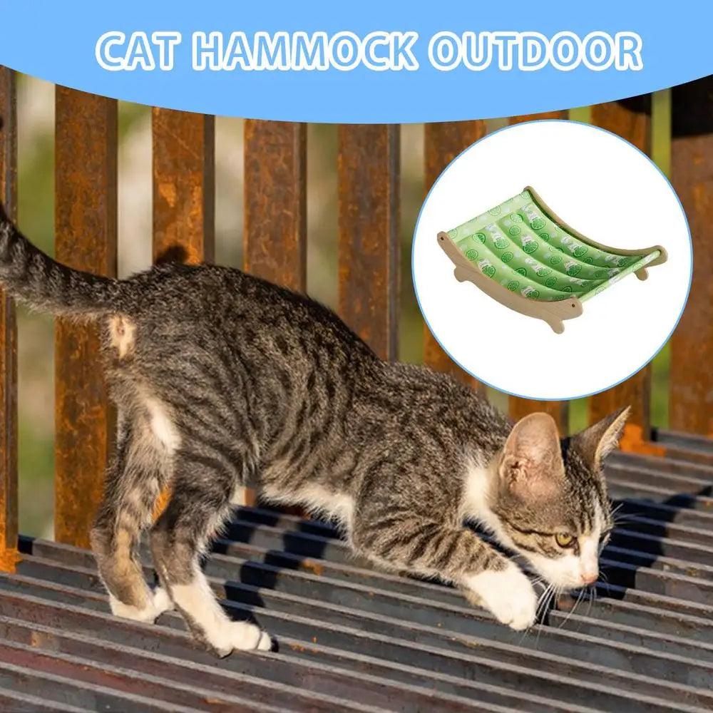 Cat Chair Cooling Washable Cat Bed Pet Hammocks For Floor Outdoor Bedroom Balcony Offices Apartment Corner Living Room Indoor