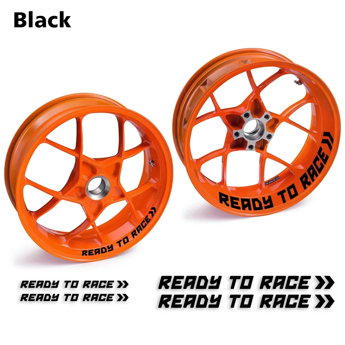 Reflective Motorcycle Wheel Stickers Hub Decals For KTM Ready To Race R2R Super Adventure Duke 690 790 890 Rc1290 390 1190 Rc8