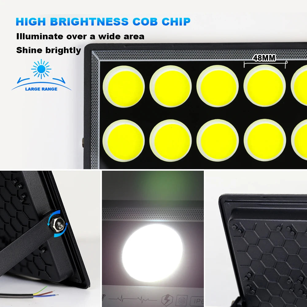 50W 100W 200W 300W 400W 500W LED Flood Light Outdoor Lighting 220V Waterproof IP66 Projector Lighting Spotlight Wall Floodlights