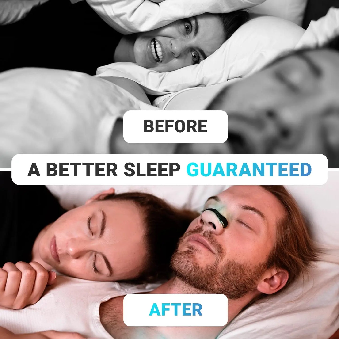 Nasal Breathing Dilators Starter Kit, Magnetic Anti-snoring Strips for Nose, Improve Sleep Quality Snoring Solution for Men