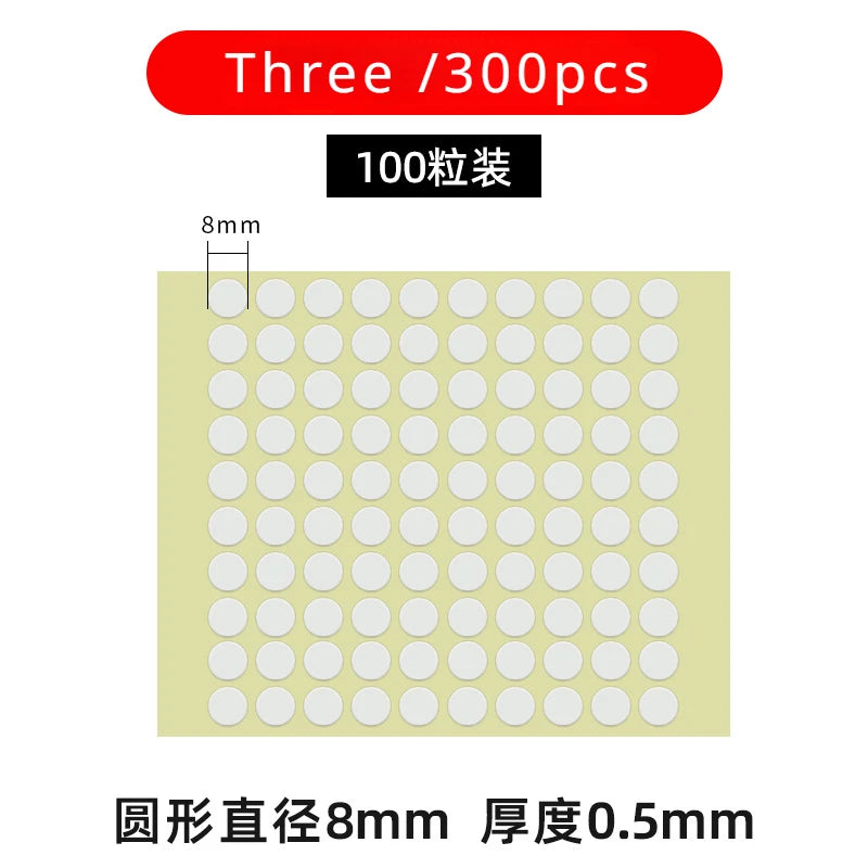 100/200/300/400PCS For Candles Candle Wick Stickers High Temperature Resistant Double-sided Stickers Wax Fixed Candle DIY Making