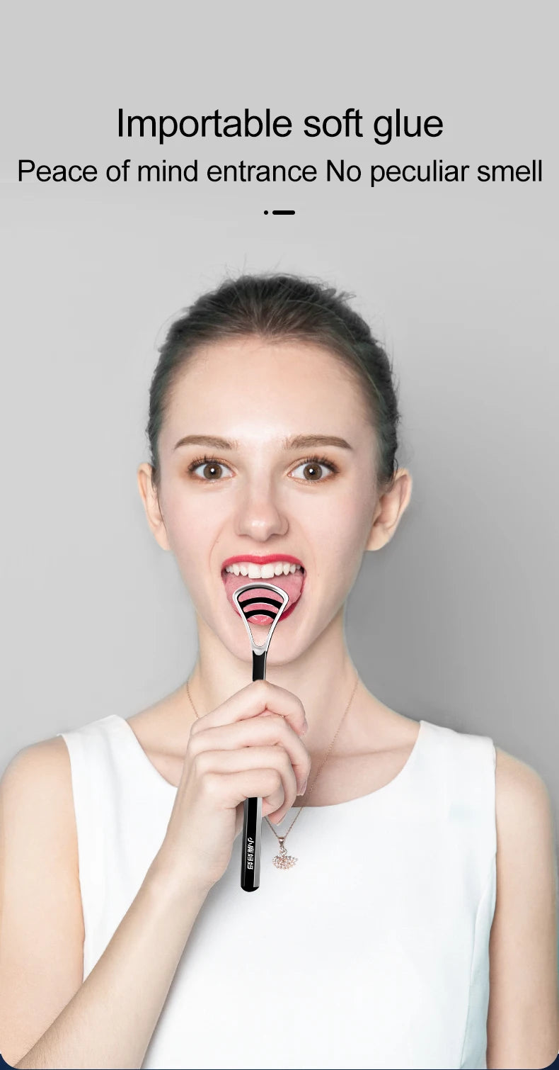 Fawnmum Silicone Tongue Scraper 1Pcs Macaron Color Tonger Brush Cleaning Tools Toothbrush Oral Care Fresh Breath Safe Clean