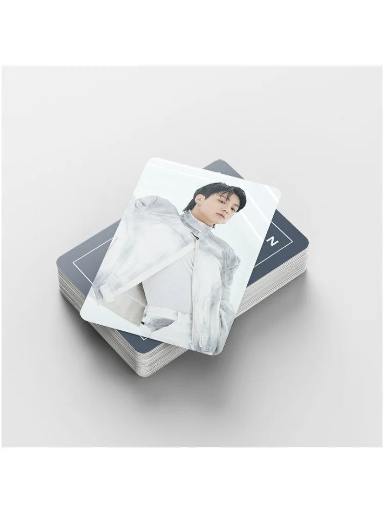 New 92 JUNGKOOK Solo Album GOLDEN Merchandise Photo Album Stickers JK Double-Sided LOMO Cards Celebrity Fan Gifts