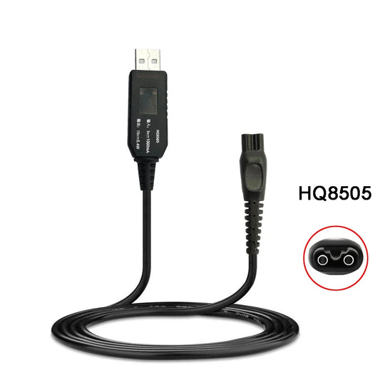 HQ8505 15V Razor USB Charger Cable for Philips Electric Shaver Series 3000 5000 7000 9000 Power Supply Wire not for 4.3V 5V 8V