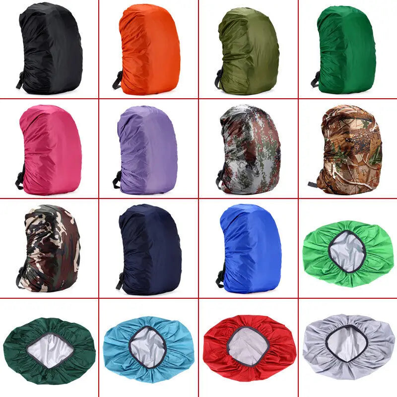 35-80L Outdoor Hiking Climbing Backpack Bag Waterproof Rain Cap Cover Case Folding Cycling Camping Drawstring Elastic Ultralight