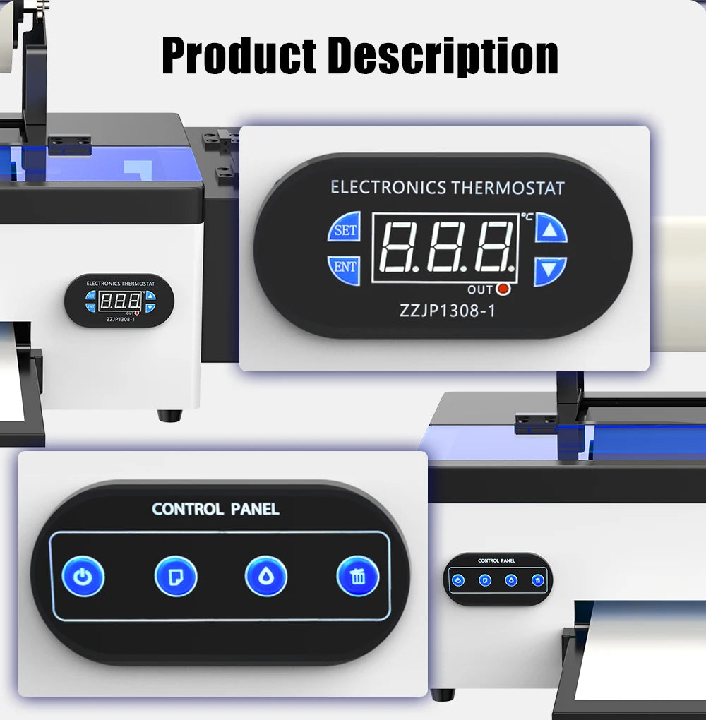 OYfame A3 dtf printer For R1390 DTF Printer Bundle A3 impresora dtf transfer film printing machine For Hoodies t shirt fabric