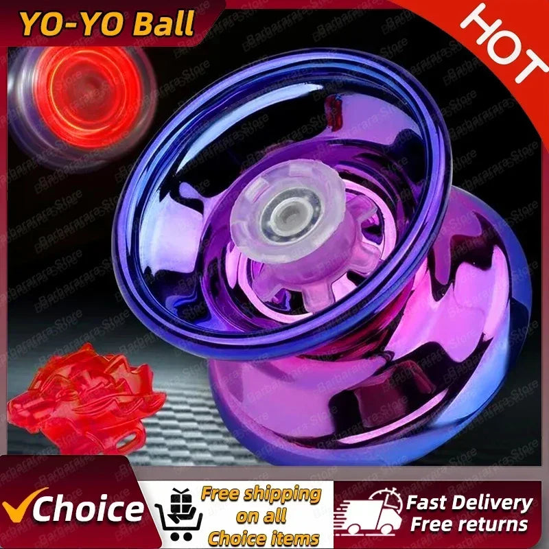 Professional Aluminum Metal Yoyo for Kids and Beginners. Metal Yo YOS for Kids and Adults with Yo Yo Accessories