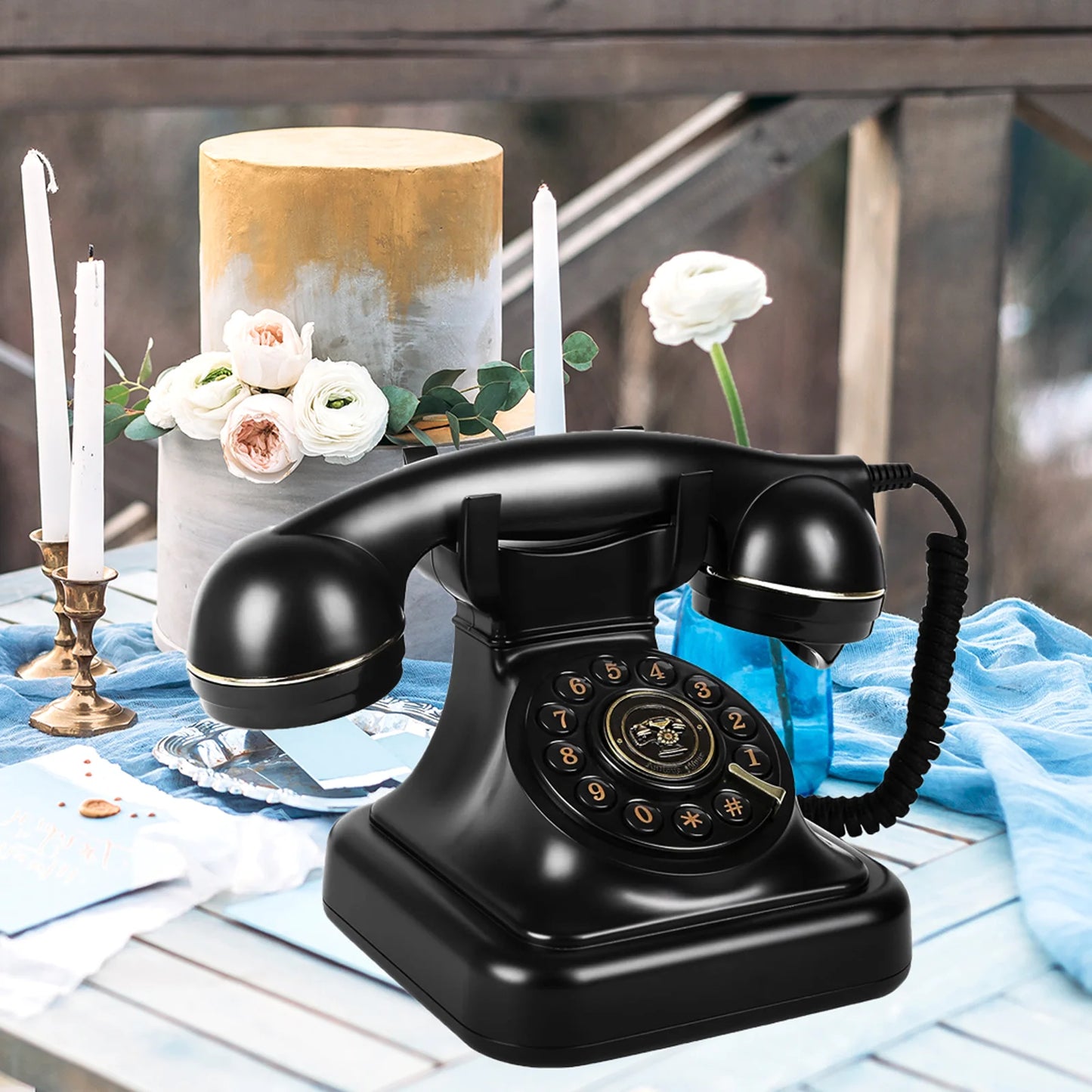 Audio Guest Book Wedding Phone Vintage Style Audio Message Voicemail for Graduation Retirement Party Birthdays Baby Shower