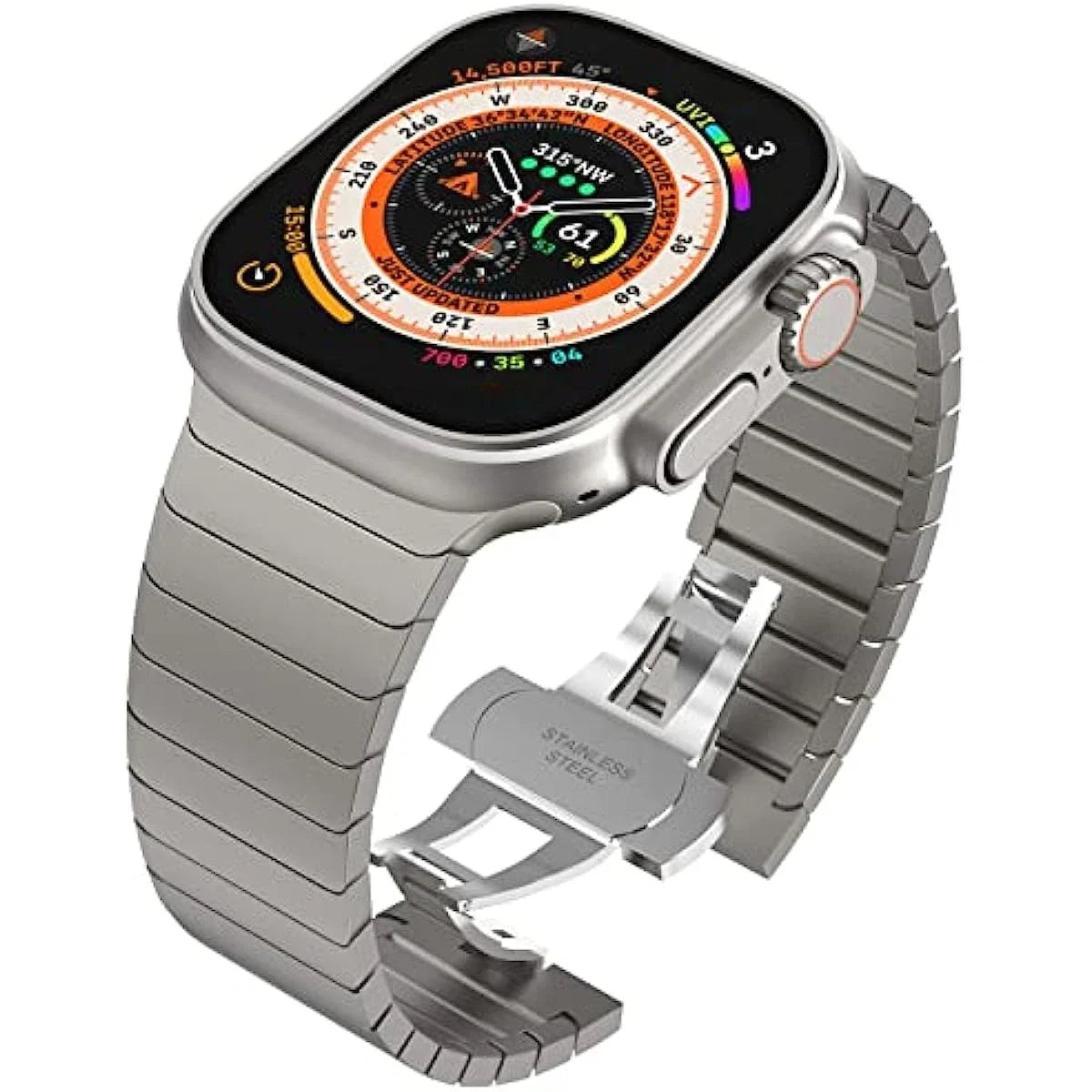 Stainless Steel Strap for Apple Watch Band Series 11 10 9 8 SE3 42mm 46mm 45mm 41mm 44mm 40mm Metal Bracelet IWatch Ultra 3 49mm