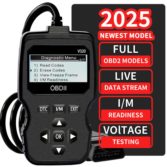 Upgraded Version of Obd2 Scanner Diagnostic Tool, Full-Featured Automatic Engine Fault Code Reader, Suitable for All Vehicles from 1996 - Essential Automotive Maintenance Accessories, Vehicle Diagnosis | Modern Scanner | Dura