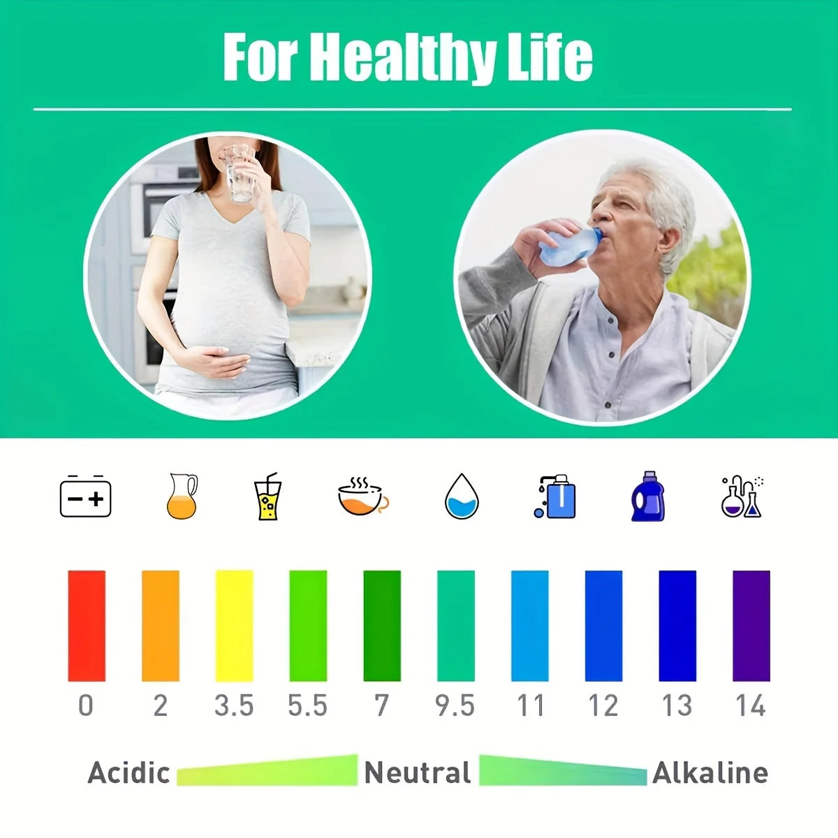 Digital PH Meter Automatic Calibration 0.01 and TDS Tester Titanium Probe Water Quality Test Monitor Aquarium Pool