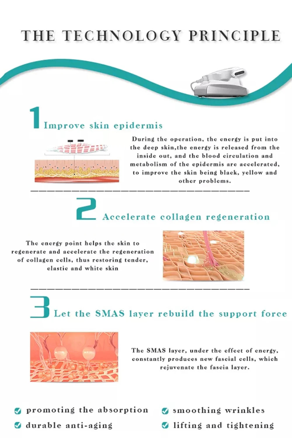 Hifu Focused Beauty Machine Mini Hifu Therapy Skin Tightening Facial Lifting Delicate Skin Whitening Device Anti Wrinkle Aging